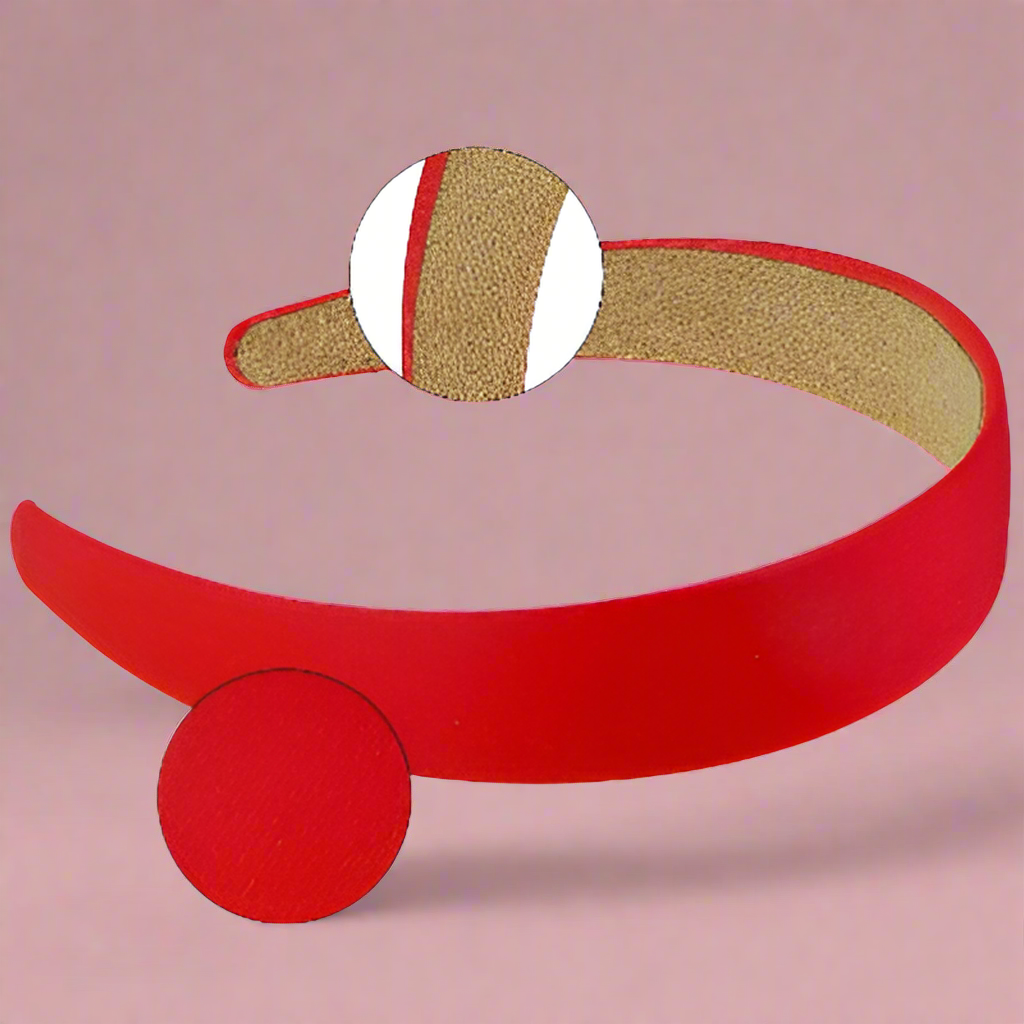 Bandeau pour Cheveux - SilkBand™ - Rouge