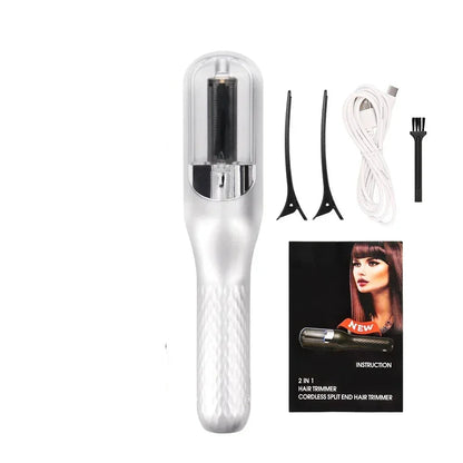 Idéale pour éliminer les pointes abîmées, cette tondeuse grise offre une coupe nette et efficace, permettant de redonner vitalité et douceur à vos cheveux. Conçue pour un usage facile à domicile ou en salon, elle est équipée de lames tranchantes et d'un moteur puissant pour un résultat rapide et sans effort. Parfaite pour les cheveux fins, épais ou frisés, cette tondeuse aide à prévenir l'apparition des fourches et à maintenir la santé capillaire.