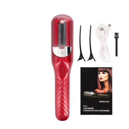 Idéale pour éliminer les pointes abîmées, cette tondeuse rouge offre une coupe nette et efficace, permettant de redonner vitalité et douceur à vos cheveux. Conçue pour un usage facile à domicile ou en salon, elle est équipée de lames tranchantes et d'un moteur puissant pour un résultat rapide et sans effort. Parfaite pour les cheveux fins, épais ou frisés, cette tondeuse aide à prévenir l'apparition des fourches et à maintenir la santé capillaire.