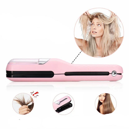 Idéale pour éliminer les pointes abîmées, cette tondeuse  rose avec femme, offre une coupe nette et efficace, permettant de redonner vitalité et douceur à vos cheveux. Conçue pour un usage facile à domicile ou en salon, elle est équipée de lames tranchantes et d'un moteur puissant pour un résultat rapide et sans effort. Parfaite pour les cheveux fins, épais ou frisés, cette tondeuse aide à prévenir l'apparition des fourches et à maintenir la santé capillaire.
