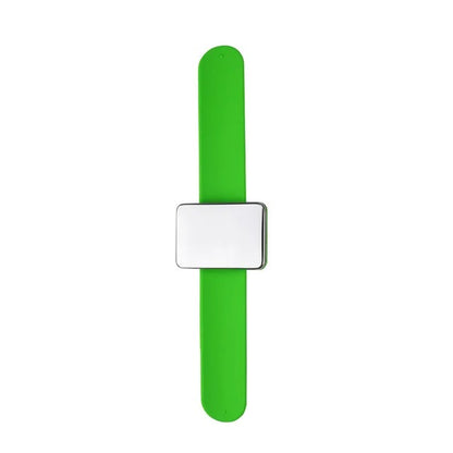 bracelet aimanté carré vert - Bracelet magnétique pour coiffure, conçu pour garder les accessoires capillaires comme les épingles à cheveux toujours à portée