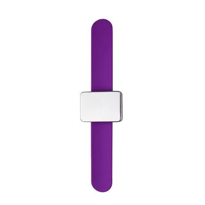 bracelet aimanté carré violet - Bracelet magnétique pour coiffure, conçu pour garder les accessoires capillaires comme les épingles à cheveux toujours à portée