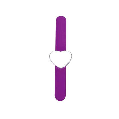 bracelet aimanté cœur violet - Bracelet magnétique pour coiffure, conçu pour garder les accessoires capillaires comme les épingles à cheveux toujours à portée