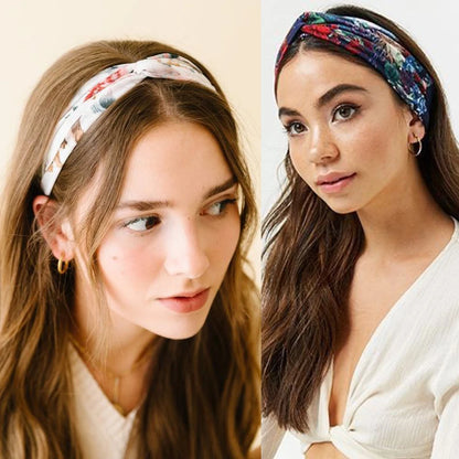Bandeau cheveux - Tressé - Coloré