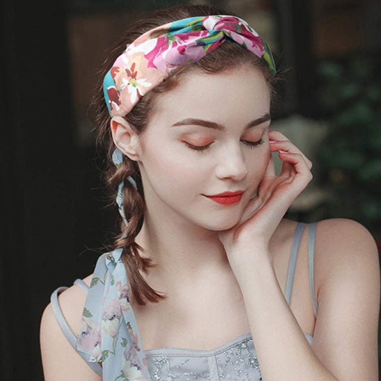 Bandeau cheveux - Tressé - Coloré
