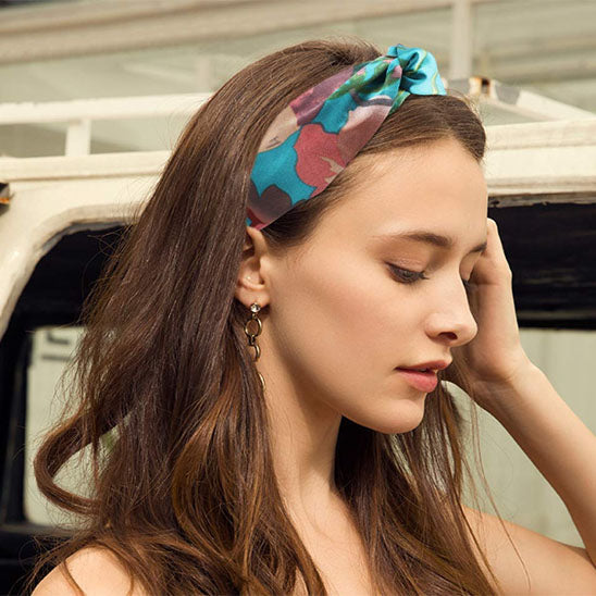 Bandeau cheveux - Tressé - Coloré