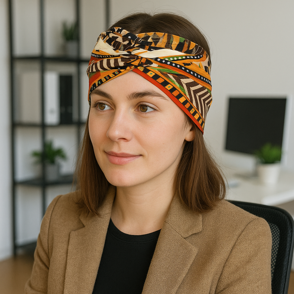 Bandeau cheveux - Tissu afro