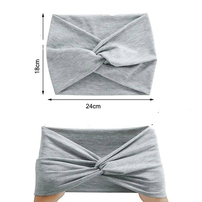 Bandeau pour cheveux avec indication des dimensions, adapté à toutes les tailles de tête pour un maintien confortable