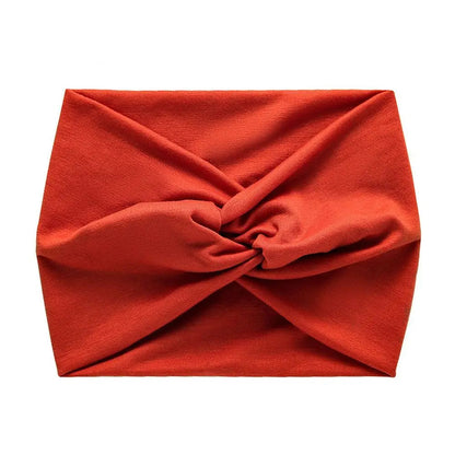 Bandeau pour cheveux de couleur orange, accessoire tendance pour ajouter une touche de couleur vive à votre coiffure