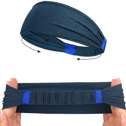 Bandeau pour cheveux, élastique et conçu pour le sport, offrant confort et maintien pendant l'exercice