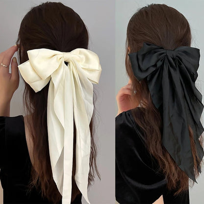Accessoire pour cheveux - Noeud pour cheveux - nœud blanc