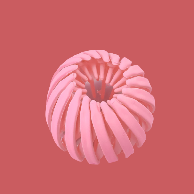 Barette pince les cheveux nid d’oiseau rose – Idéale pour chignon, queue de cheval ou demi-attache-sur fond neutre