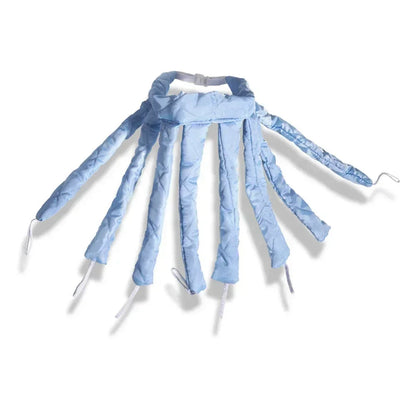 Bandeau-boucleur-sans chaleur - Bigoudis-bleu-doux pour cheveux-naturels et soyeux-