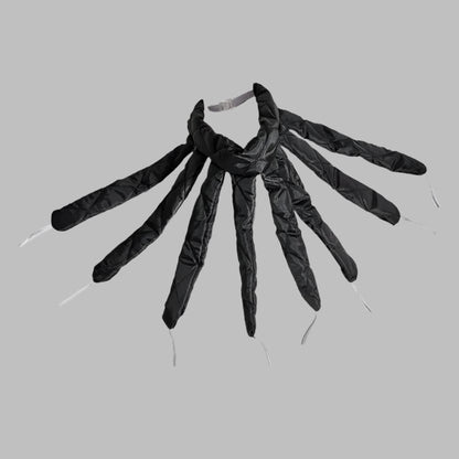 Bandeau boucleur sans chaleur - noir-Bigoudis doux pour cheveux naturels et soyeux