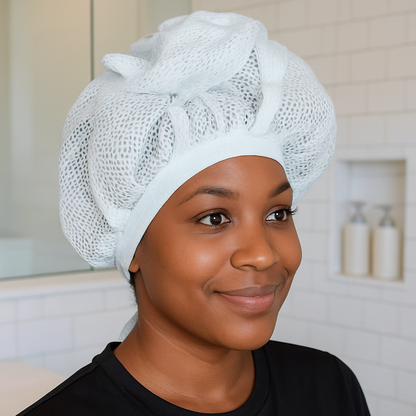 Le Bonnet protection cheveux- Maille cheveux boucles - Cheveu Soyeux