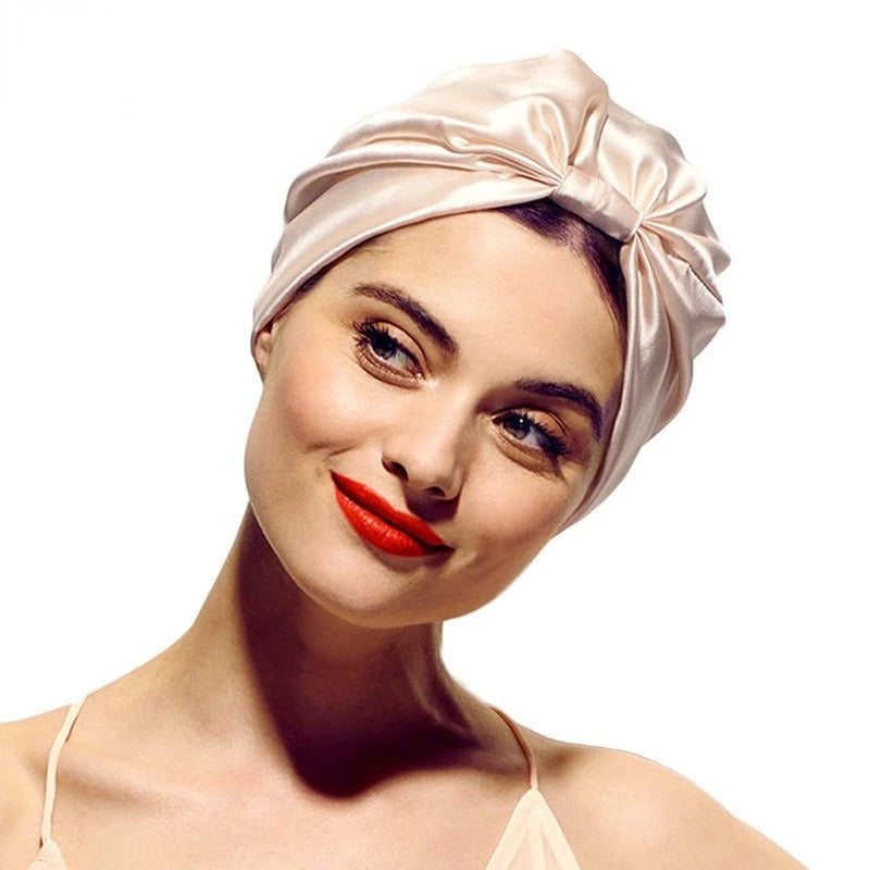 Bonnet pour cheveux - bonnet en satin 