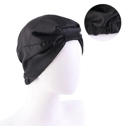 Bonnet en satin - Bonnet pour spa