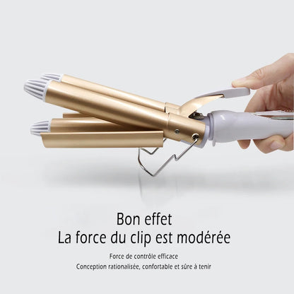 Fer à lisser céramique pour boucles naturelles et coiffure professionnelle 