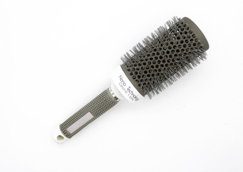 Brosse ronde professionnelle en céramique pour brushing, réduisant les frisottis