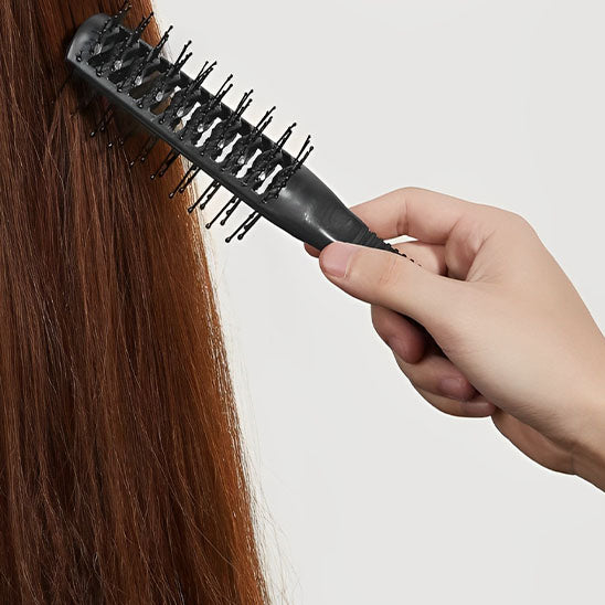 Brosse noire et verte  antistatique pour cheveux lisse des cheveux pour un  Démêlage efficace et en douceur