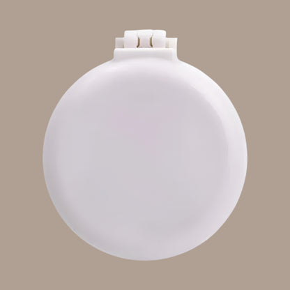 brosse à cheveux compacte - brosse a cheveux de voyage - brosse blanche - brosse avec miroir 