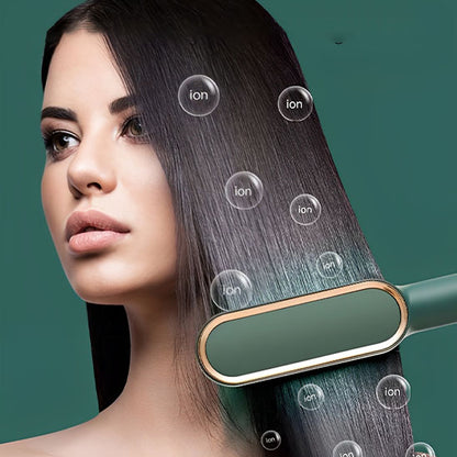 Brosse à cheveux lissante chauffante pour un coiffage rapide et sans frisottis