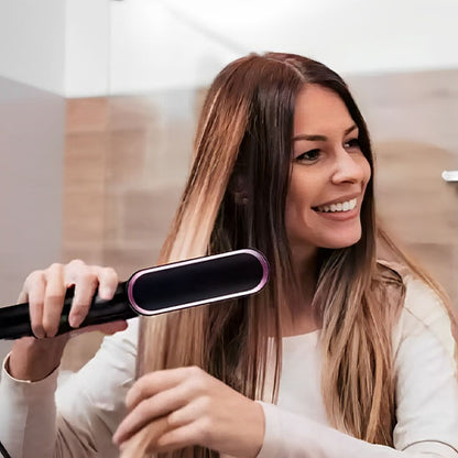 Brosse à cheveux lissante pour un coiffage rapide