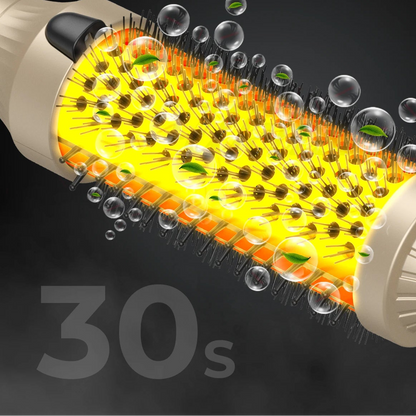Brosse brushing à chaleur innovation pour lisser, onduler ou donner du volume aux cheveux rapidement