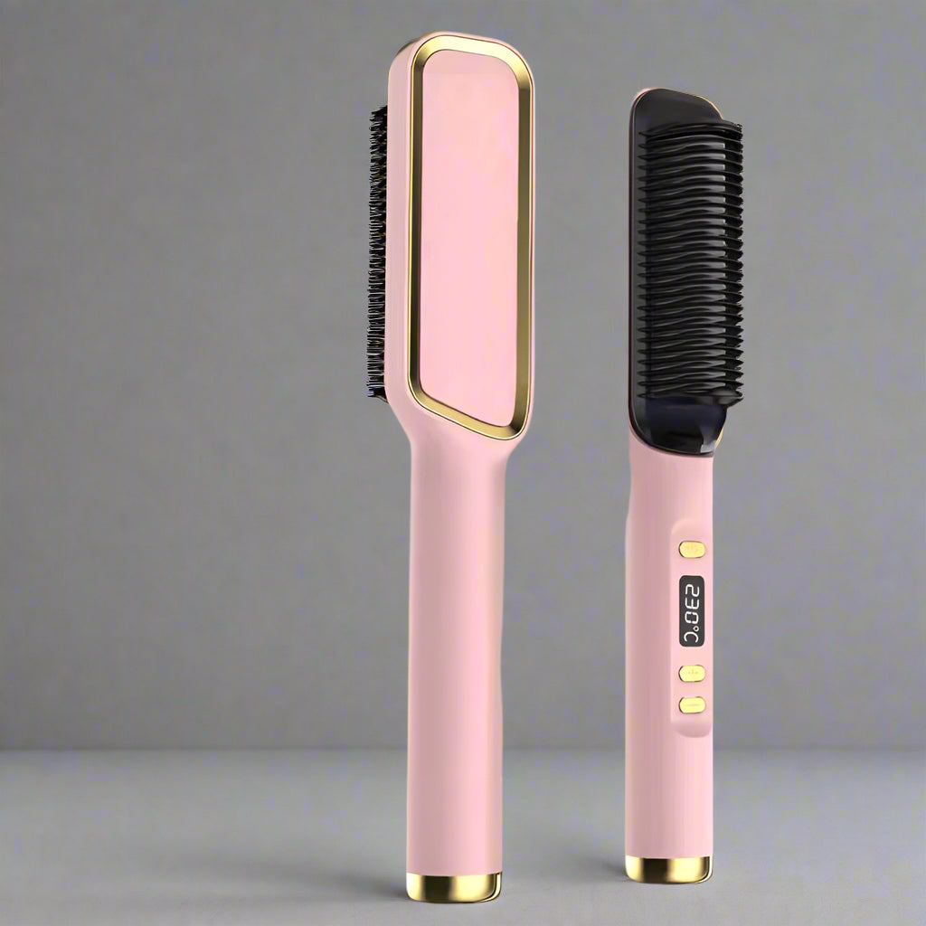 Brosse chauffante-Lissante - Cheveu Soyeux