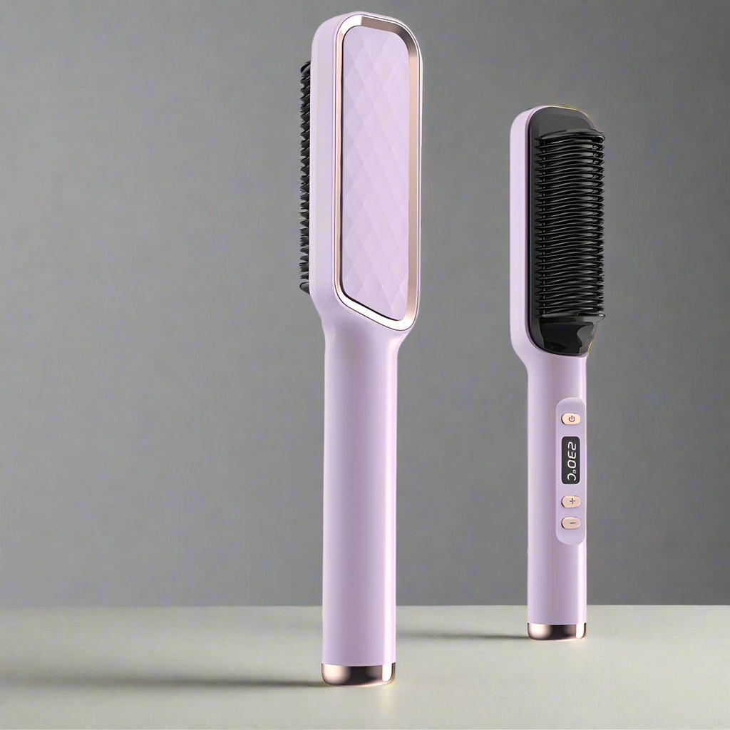Brosse chauffante-Lissante - Cheveu Soyeux