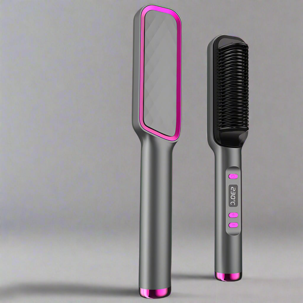 Brosse chauffante-Lissante - Cheveu Soyeux