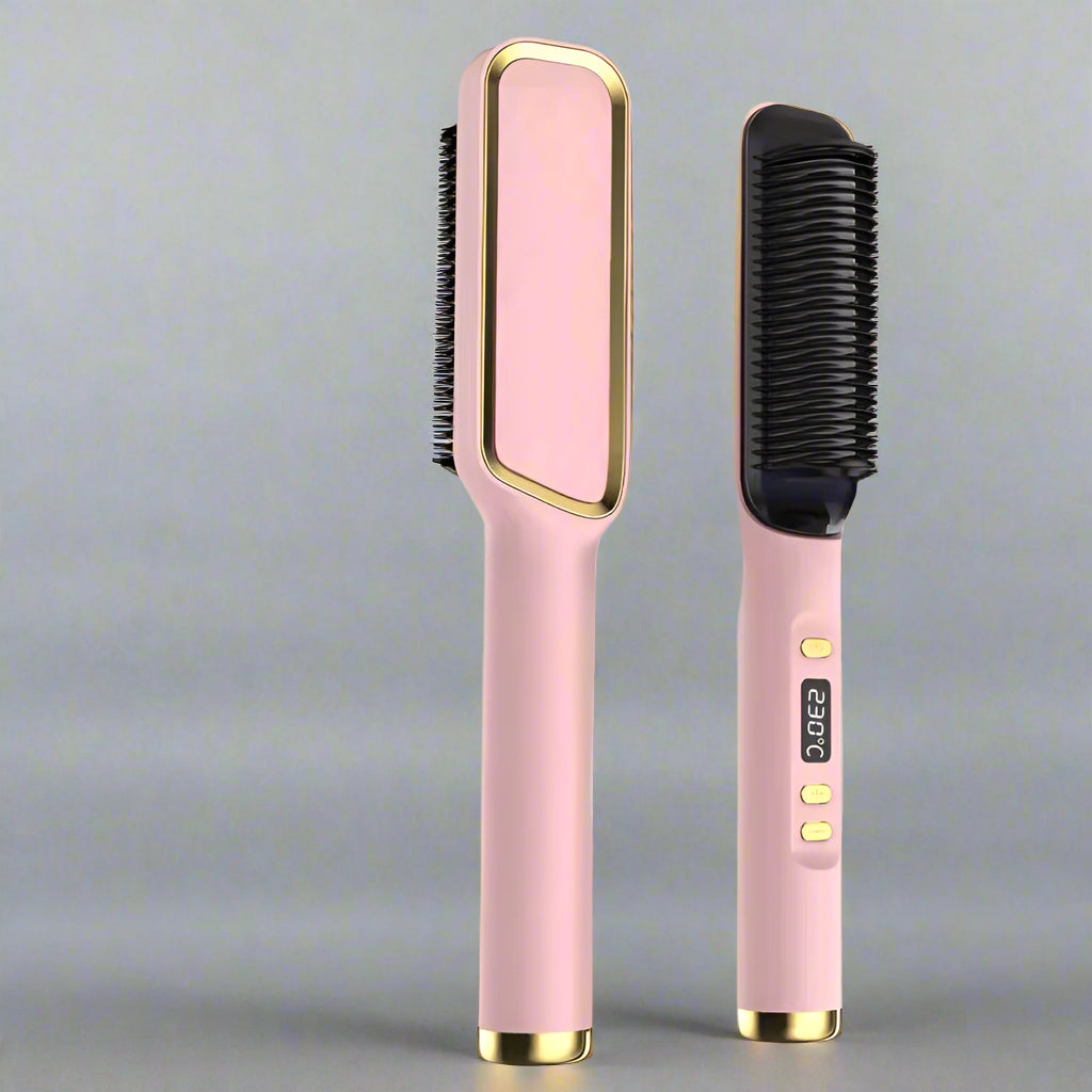 Brosse chauffante-Lissante - Cheveu Soyeux