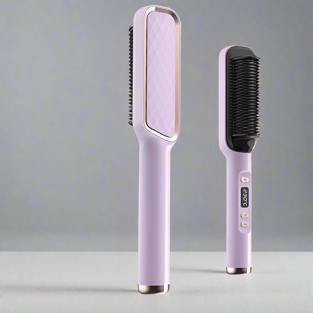Brosse chauffante-Lissante - Cheveu Soyeux