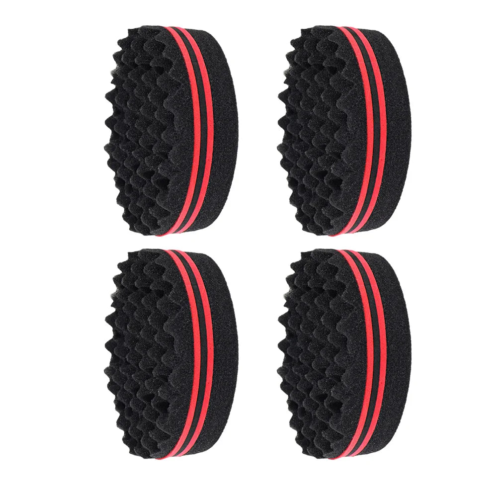 Quatre rosses Afro éponge innovantes petits picots pour un volume spectaculaire, idéale pour les cheveux bouclés, crépus et frisés. Conçue pour démêler en douceur tout en apportant du volume et de la définition à vos boucles. La texture éponge unique permet de coiffer facilement et sans abîmer les cheveux. Un accessoire tendance et essentiel pour une coiffure parfaite et naturelle. Parfaite pour ajouter du volume et sublimer vos cheveux afro avec efficacité.