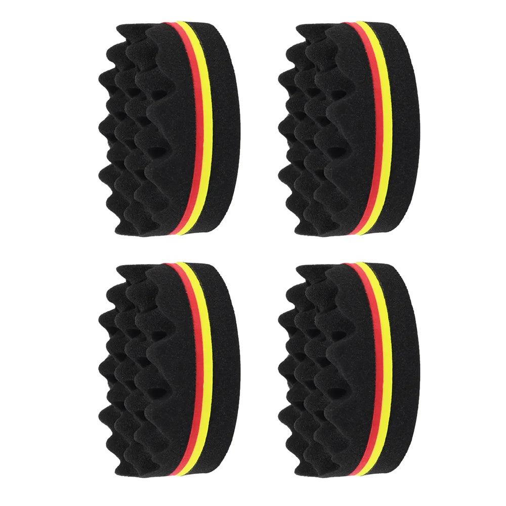 Quatre brosses Afro éponge innovantes gros picots pour un volume spectaculaire, idéale pour les cheveux bouclés, crépus et frisés. Conçue pour démêler en douceur tout en apportant du volume et de la définition à vos boucles. La texture éponge unique permet de coiffer facilement et sans abîmer les cheveux. Un accessoire tendance et essentiel pour une coiffure parfaite et naturelle. Parfaite pour ajouter du volume et sublimer vos cheveux afro avec efficacité.