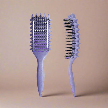 Brosse_demelante_-_cheveux_boucles_-Violette - incurvee