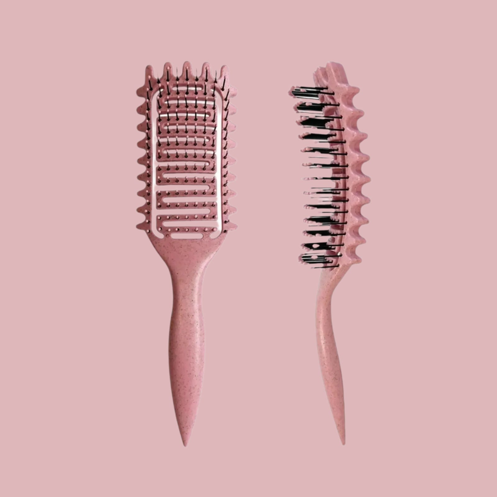 Brosse_demelante_-_cheveux_boucles_-_Rose - incurvee