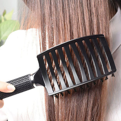 brosse a cheveux - brosse pour cheveux bouclés - brosse cheveux - brosse démélante