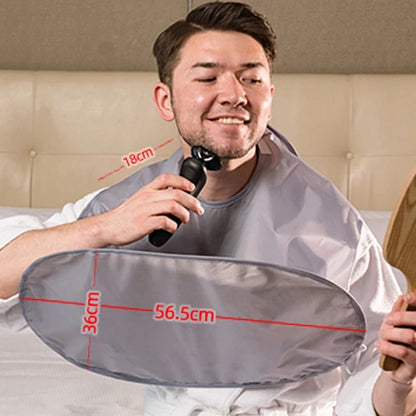 Tablier de rasage homme pliable | Cape barbe réutilisable