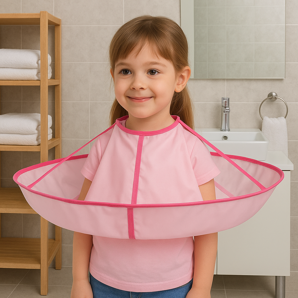 Cape de Coiffure Enfant Réutilisable