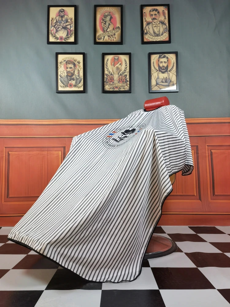 Cape de coiffure XXL barbier salon coiffeur – tablier coupe cheveux imperméable longue