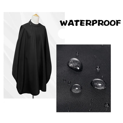 Cape de coupe professionnelle, conçue pour offrir une protection optimale et un confort maximal. Imperméable, antistatique et ajustable grâce à sa fermeture pratique, elle est idéale pour les salons de coiffure comme pour une utilisation à domicile. Son tissu léger et résistant assure une expérience agréable pour le client tout en facilitant le coiffeur. 