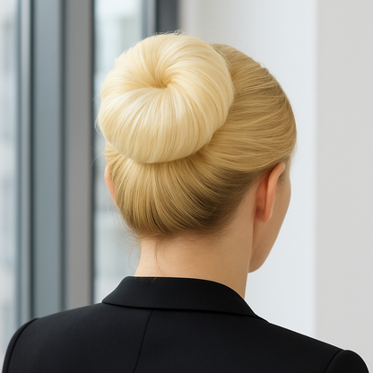 Chignon synthétique – Coiffure chic en un geste