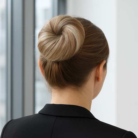 Chignon synthétique – Coiffure chic en un geste