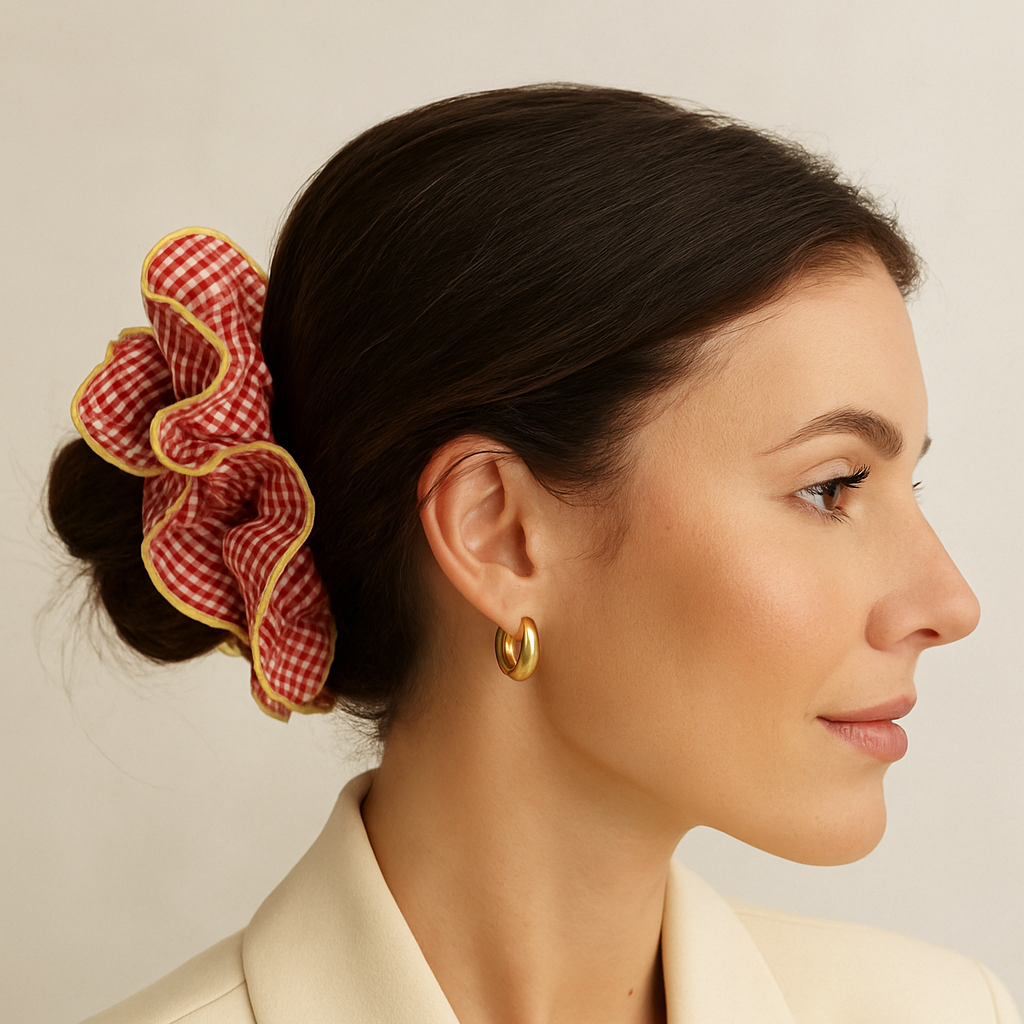 Chouchou cheveux-Retro coloré