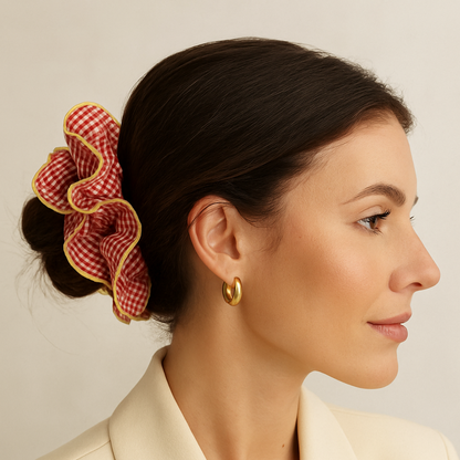 Chouchou cheveux-Retro coloré