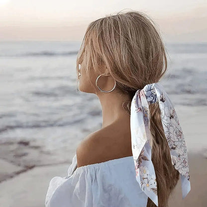 Chouchou cheveux - Elastique avec foulard -
