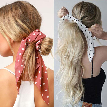Chouchou cheveux - Elastique avec foulard -