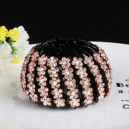 Chouchou luxe - Chouchou avec diamant- Chouchou glamour pour cheveux- Chouchou décoré- chouchou - Accessoire cheveux – chouchou diamant pour cheveux – élastique – élastique pour cheveux 
