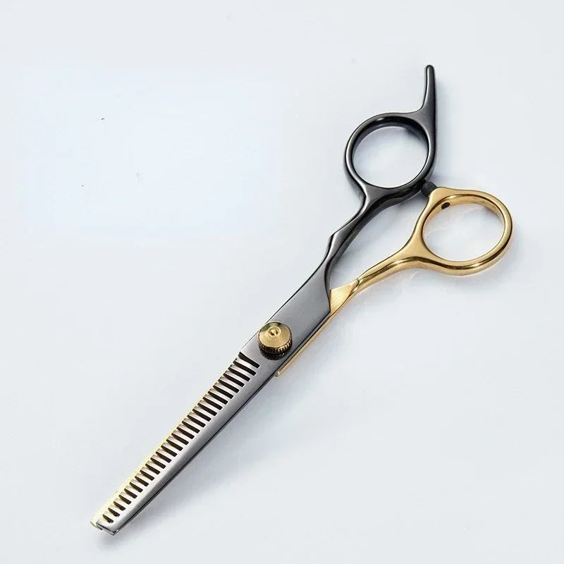 Kit professionnel de ciseaux de coiffure, comprenant des outils de coupe de haute précision, parfaits pour les coiffeurs et stylistes expérimentés